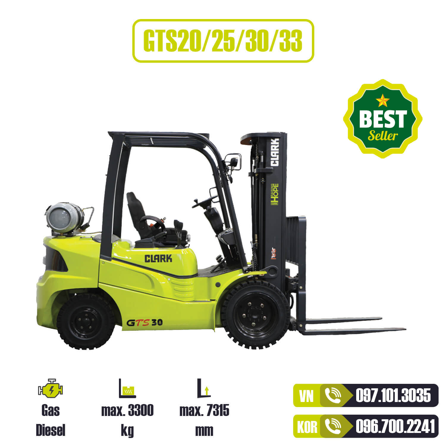 Clark Forklift GTS