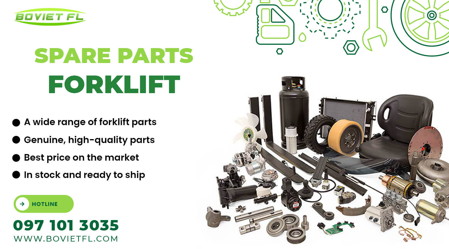 Spare Parts Forklift Boviet Fl